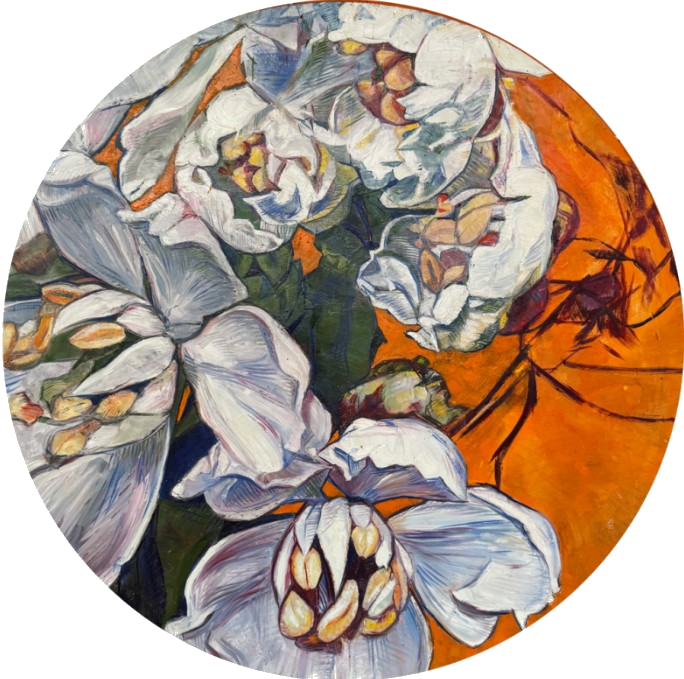 Flowers Bloom — obra original de Cristina Ybarra