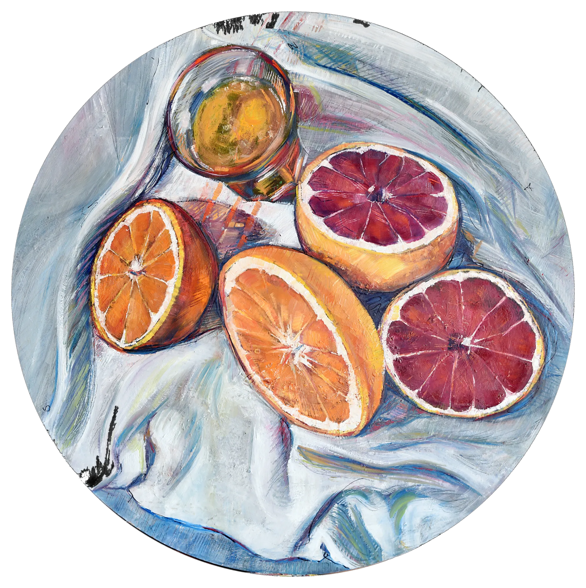 Cítricos — obra original de Cristina Ybarra