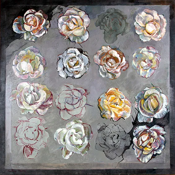 Flor - Estudio II — obra original de Cristina Ybarra