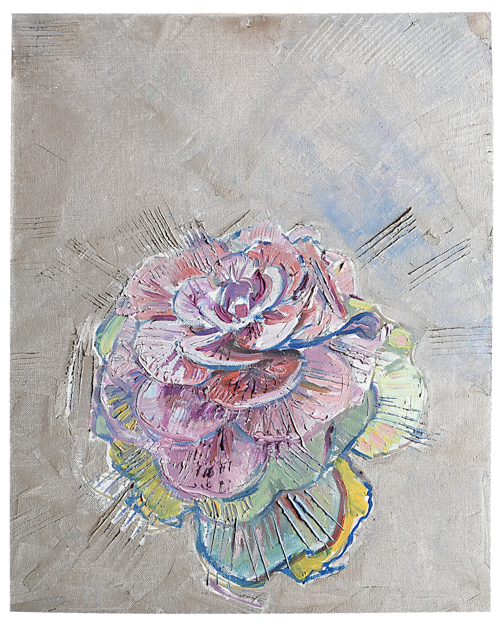 Silver Flower I — obra original de Cristina Ybarra
