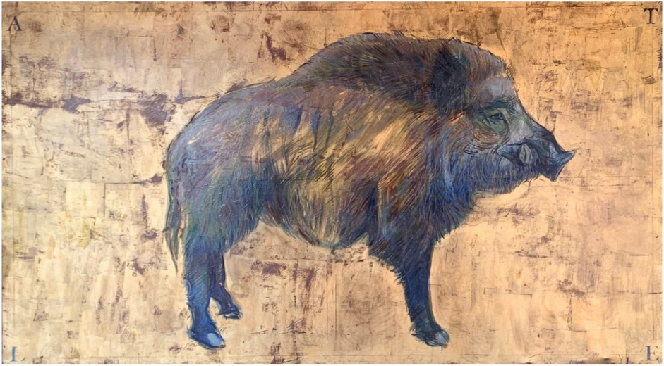 Wild Boar — obra original de Cristina Ybarra