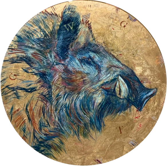 Wild Boar II — obra original de Cristina Ybarra
